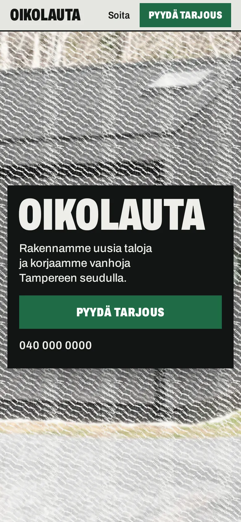 Sama sivu puhelimella